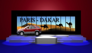 Kia - Auto introductie Paris Dakar